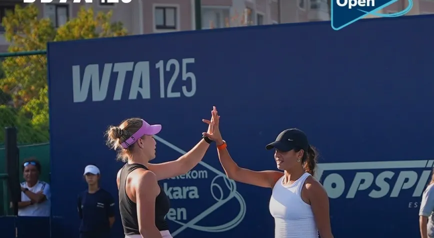 ANKARA OPEN WTA'DA DENİZ DİLEK VE BERFU CENGİZ YARI FİNALDE...