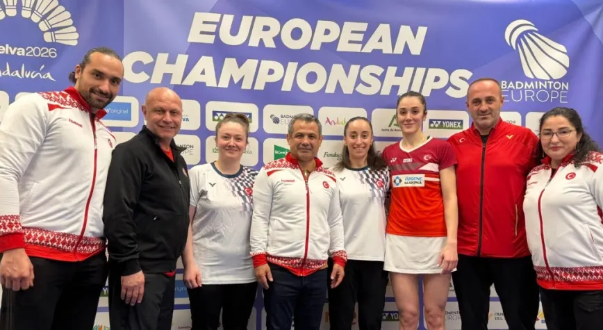 BADMİNTON KADINLARDA AVRUPA İKİNCİSİYİZ!