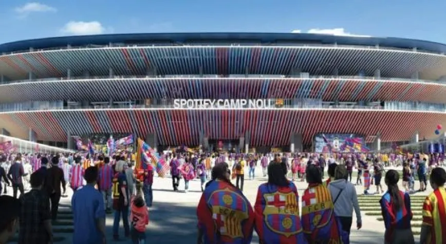  BARCELONA STADININ YENİLENMESİ BİTMEK ÜZERE…