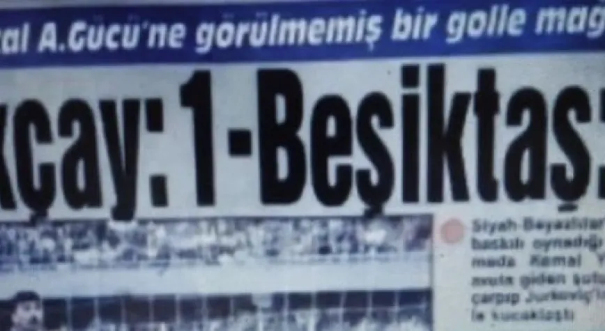 BEŞİKTAŞ'I ŞAMPİYONLUKTAN EDEN GOL!