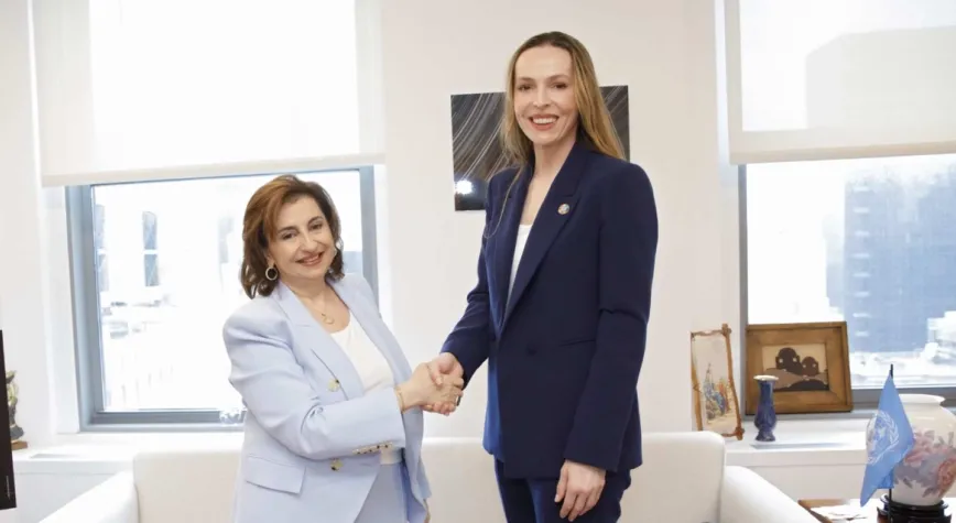 EDA ERDEM BM KADIN GENEL MERKEZİ’NDE AĞIRLANDI