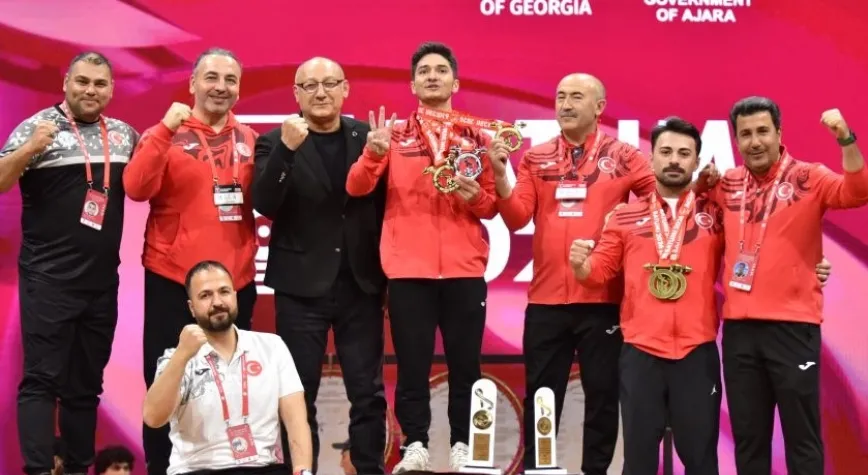 HALTERDE MUHAMMED ÖZBEK AVRUPA ŞAMPİYONU