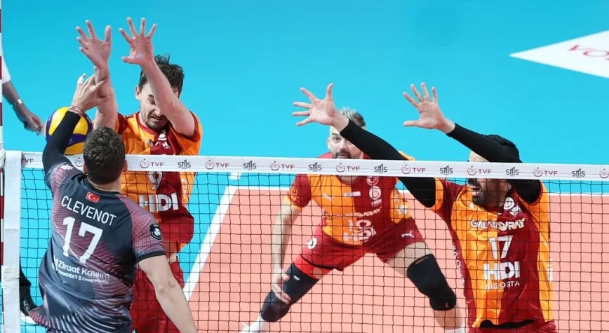 PLAY OFF FİNALİNDE ZİRAAT BANKKART GALATASARAY'A KARŞI 2-0 ÖNDE