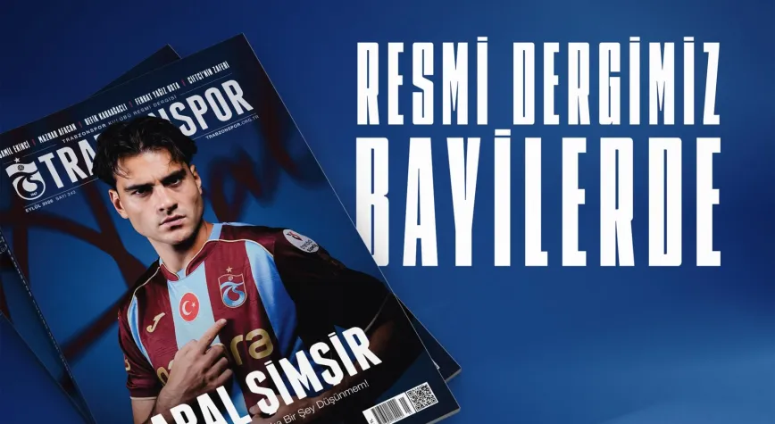 TRABZONSPOR DERGİSİNDE ARAL ŞİMŞİR KAPAK OLDU...